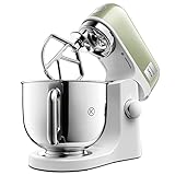Kenwood kMix Stand Mixer ‎KMX760AGR for Baking, Stylish Kitchen Mixer with K-beater, Dough Hook and Whisk, 5 L Stainless Steel Bowl, Removable Splash Guard, 1000 W, Editions Green