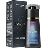 Polar Haircare - Hair Dye Shampoo for Gray Hair for Women & Men (Jet Black) Natural Hair Dye Kit - Semi Permanent Shampoo - Vegan (Polar Hair Care USA) 6.76 Fl Oz