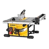 DEWALT - Scie à Table Compacte 210 mm - DWE7485-QS - Scie sur Table Filaire 1850 W - Idéale pour Coupe de Pièces de Grandes Tailles - Largeur de Coupe 622 mm