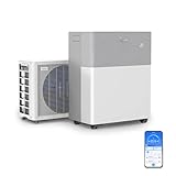 Midea Portasplit, pompa di calore mobile, raffreddamento A++/riscaldamento A+, 12000 BTU 3, 5kW, per ambienti fino a 42 m² / 105 m³, solo 39 dB(A) in modalità silenziosa