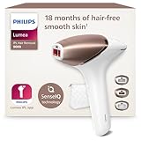 Philips Lumea 9000 Series IPL Hair Removal Device - Laser Hair Removal Alternative, SenseIQ Technology, 3 Attachments for Body, Face and Precision Areas, Corded & Cordless Use, Model BRI955/00