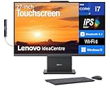 Lenovo IdeaCentre HIGH Performance All-in-One 27" Touchscreen IPS FHD Display (Intel i7-13620H, 32GB DDR5, 1TB SSD, Intel UHD, WiFi 6, Webcam, Bluetooth 5.2, Win 11 Home) w/DKZ USB Port Expander