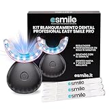 EASYSMILE - Kit Blanqueador Dental Profesional con Luz LED 32X, 3 Geles, Blanqueamiento Dental en Casa, Obsessive Blanqueador Dientes, Elimina Manchas, Teeth Whitening Seguro y Eficaz