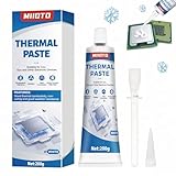 Miioto Thermal Paste, 200g Pâte Thermique Processeur, Pâte Thermique, Résistance à Haute Température, Adaptée aux Réfrigérateur de Camping-Car, Produits électroniques, Refroidissement du Processeur