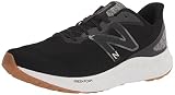 New Balance Men's Fresh Foam Arishi V4 Running Shoe, Black/Silver Metallic/Gum 2, 10.5 Medium US