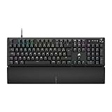 CORSAIR K70 CORE RGB Clavier de Jeu Mécanique Filaire avec Repose-Poignets – Interrupteurs Linéaires Lubrifiés MLX Red, SOCD, Amortissement du Son, Cadran de Contrôle Des Médias, AZERTY FR – Noir
