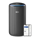 Philips Purificador de aire Serie 4200, HEPA NanoProtect + doble filtro de carbón activo, CADR 600m³/h para 156m², ultra silencioso, inteligente y de bajo consumo (AC4221/11)