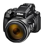 Nikon Coolpix P1100 Fotocamera Bridge, Zoom Ottico 125x (24-3000mm), Sensore CMOS 16 MP, Video 4K UHD, Stabilizzazione Ottica VR, LCD Articolato 3.2", Nero [Nital card: 4 anni di garanzia]