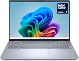 Dell 16 Plus Laptop Copilot+ DB16250, 16” 16:10 2.5K (2560x1600) Intel Core Ultra 7 256V, Intel Arc Graphics, 16GB RAM, 512GB SSD, Win 11 Home 24, Backlit Keyboard, Fingerprint Reader, Ice Blue