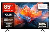 TCL 85T8C-UK 85" 4K 144Hz Gaming QLED Onkyo 2.1 Dolby Atmos Google TV with Dolby Vision & HDR 10+ BBC iPlayer (2025 New Model)