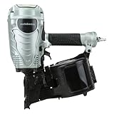 Metabo HPT Coil Framing Nailer, Pro-Preferred Pneumatic Power Nailers in Construction Tools, Versatile Framing Tool for Floor, Truss, and Roof Decking, 15° 1-3/4″ to 3-1/2″ Nails, NV90AG(S)