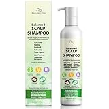 Folliculitis Shampoo Seborrheic Dermatitis Psoriasis Shampoo: Scalp Dandruff, Dry Scalp & Flake Control — Sulfate-Free, Nourishing with Salicylic Acid, Piroctone Olamine, Rice Water, Rosemary Oil 260ml