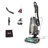Shark PowerDetect Corded Upright Vacuum Cleaner, DuoClean Detect, Reverse Clean, Anti Hair Wrap Plus, Anti-Allergen, 8m Cord, 1.3L, Dusting Brush, Pet, Crevice, Multi Surface Tools & Bag, AZ3900UKTBK