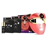 FAQ 202 Smarte Anti-Aging NIR + 7 LED Lichttherapie Maske fürs Gesicht + Anti-Falten-Microneedling-Hyaluronsäure-Pflaster für Augen und Stirn - Beauty Masken zur Hautpflege - Kabellos, tragbar