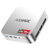ACEMAGICIAN K1 Mini PC, AMD Ryzen 3 4300U (hasta 3,4 GHz), 8GB DDR4 256GB M.2 SSD Mini Ordenador de Sobremesa 4K UHD, Gigabit Ethernet WiFi 5, BT4.2 para Oficina/Espectáculo