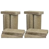 US Stove Company FireBrick 4.5 x 9 x 1.25 Inch Wood Stove Ceramic Fire Bricks (12 Bricks)