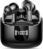 Bluetooth 5.4 Kopfhörer, 50Std 3D-Stereo Kopfhörer Kabellos Bluetooth, Tiefer Bass Wireless Earbuds, 4 ENC Noise Cancelling Mic, USB-C in Ear Ohrhörer, IP-X7 Wasserdicht Headphones Sport Gym Running