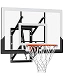 Wall Mounted Basketball Hoop 45in Basketball Hoop with Shatterproof Backboard, 7.5FT-10FT Height Adjustable，mountable Garage Mounted Outdoor