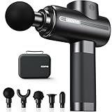 RENPHO Profond Mouchoirs Le Muscle Pistolet de Massage avec 2500mAh Batterie et Portatif Affaire, Noir