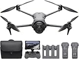 DJI Mavic 4 Pro Combo Creator 512 GB con DJI RC Pro 2, drone con tripla fotocamera dotato di fotocamera Hasselblad da 100 MP con CMOS 4/3, volo fino a 51 minuti, tre batterie, hub di ricarica e altro