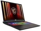 MSI Vector 17 HX AI Gaming-Laptop, 17" QHD+ 240 Hz Display, Intel Core Ultra 9 275HX, NVIDIA GeForce RTX 5080, 32 GB RAM, 2 TB SSD, Windows 11 Home, QWERTZ Tastatur, Cosmos Grau, A2XWIG-040