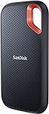 SANDISK Extreme Portable SSD 4 TB (tragbare NVMe SSD, USB-C, bis zu 1.050 MB/s Lesen/1.000 MB/s Schreiben, fallsicher aus bis zu 3 m, wasser- und staubbeständig) Schwarz