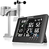 Bresser WLAN 7-in-1 Wetterstation TB: Umfangreiche Daten, Grafik-Prognose, Multi-Sensor, Innenklima-Überwachung, Alarmfunktion