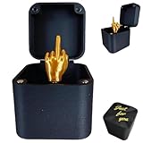 NUJOLI ボックスに入った中指、中指サプライズギフトボックス、Holloween クリスマス ノベルティ 楽しいいたずらギフト オフィスデスクの装飾 ホームデコレーション