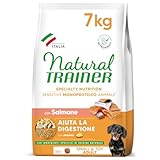 Natural Trainer Sensitive No Gluten Cibo per Cani Adulti con Salmone, 7kg
