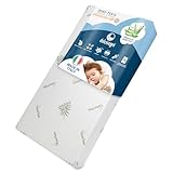 DOLCI SOGNI Materasso Lettino 60x120 cm Spessore 14 cm, OEKO-TEX® e CertiPUR™ Materasso Culla Bambino per Lettino Neonati, Fodera in Aloe Vera Sfoderabile e Lavabile, Materasso Lettino Neonato