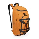 [G4Free] 40Lダッフルバッグバックパックジムバッグ男性用女性用靴コンパートメント付きスポーツダッフルバッグ旅行バックパック荷物