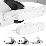 2-Pack 5000mAh Battery Pack for Meta/Oculus Quest 3S/3/2, 18W PD Fast VR Charger, Extended 4-8H Playtime, Dual Fast Charging, Clip-On Power Banks, Lightweight & Safe, Meta Quest 3S/3/2 Accessories