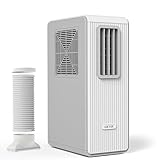 OKYUK Condizionatore portatile a risparmio energetico 200 W, Condizionatore Senza unità esterna, R290, aria condizionata 3 in 1, deumidificatore, ventola, con tubo di scarico (Bianco)