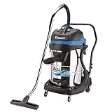 Ribimex Aspiratore per Solidi e Liquidi Aspirix Serie Pro, Bidone Aspiratutto Professionale da 80 L, 3 Motori, Potenza 3000 W, Funzione Soffiante, per Uso Intensivo, Accessori Inclusi - PRASP81LX3