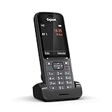 Gigaset SL800H PRO – schnurloses Business DECT-Telefon mit großem Farbdisplay - Brillante Audioqualität - Bluetooth - LED für optische Rufanzeige, Anthrazit