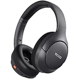 TOZO HT3 Hybrid Noise Cancelling Headphones, 90H Playtime Wireless Over Ear Bluetooth Headset, Spatial Audio AI Chat with 5 Mics, Supports Dual Connection and USB-C Input, with 32 EQ Music Modes