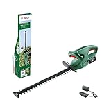 Bosch Home and Garden Tagliasiepi a Batteria EasyHedgeCut 18-45, 1 Batteria da 2.0 Ah, Sistema da 18 Volt, Lama da 45 cm, Confezione in Cartone
