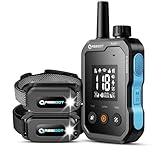 ABBIDOT Shock Collar - 4500ft Range Dog Training Collar with Remote, Super Mode, E-Clicker, Night Light, Safety Lock, Waterproof & Rechargeable E Collar for Small Medium Large Dogs (Black, 2 Collars)