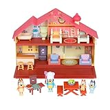 Bluey Toy House Playset, Mega Bundle Family Home & BBQ Playhouse Toys,, Bingo, Bandit, Chilli, House Playset for Toddlers 3-5, Amazon Exclusive