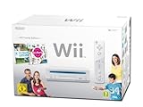Pack Wii Family Edition : Console de jeu Wii + Wii Sports + Wii Party + Contrôleur Nunchuk + Wii Motion Plus - Blanc