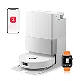 roborock Qrevo Edge S5A Saugroboter mit Wischfunktion,Dual Anti-Tangle-System,18.500Pa,FlexiArm Design Kantenreinigung, Hebarem Wischmopp,75℃ Heißwasser-Moppwäsche (Weiß)
