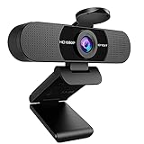 EMEET 1080P Webcam with Microphone, C960 Web Camera, 2 Mics Streaming Webcam, 90°FOV Computer Camera, Plug and Play USB Web Cam for Online Calling/Conferencing, Zoom/Teams/Facetime/YouTube, Laptop/PC