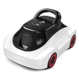 Robot Piscine, Aspirateur Piscine sans Fil, Nettoyeur de Piscine, 180 Min d'Autonomie, Aspiration Puissante, Auto-Parking, 2.7L Panier Filtrant, Idéal pour Piscines Hors Sol Enterrées Jusqu'à 200m²