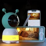 BOIFUN 2K WLAN-Babyphone mit Kamera, Nachtlicht, App-Steuerung