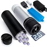 YOUSHARES Insulin Kühlbox Elektrisch, 2-20℃ Insulin Kühltasche mit Temperaturanzeige, Medikamenten Kühlbox für Reisen mit Kühlakku & USB-Ladegerät, TSA Medikamenten Kühltasche für 1–7 EpiPens, Schwarz