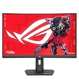ASUS ROG Strix XG27WCS 27 Zoll Curved Gaming Monitor (WQHD 2560x1440, 180Hz, 1ms GTG, Fast VA, ELMB Sync, USB-C, FreeSync, HDR, DisplayWidget, Stativanschluss)