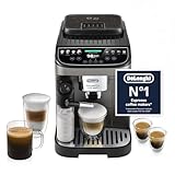 De'Longhi Magnifica Evo Next - Automatic Coffee Machine 13 Drinks Titanium | Bean to Cup, Hot LatteCrema Automatic Milk Frother, Cappuccino Maker, One-Touch Drinks, Colour Display, ECAM312.80.TB