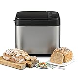 Panasonic SD-YR2550SXE Macchina per il Pane, 31 Programmi Cottura, Dispenser per Lievito, Uvetta e Frutta Secca, Timer Digitale da 13 Ore, per Dolci, Pizza, Marmellate, Brioche e Gluten Free