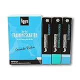 figgrs® 3er-Set "Gesunder Rücken OHNE Gerät" - 3 Kartensets a 57 Trainingskarten mit 150 Fitnessübungen für einen starken & gesunden Rücken