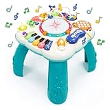 Jouet Bebe 1 an - Table Activité Bébé 6 en 1 Jouet Enfant Jeux Bebe 1 2 3 Ans Fille Garçon Table d'Activité Musicale Bebe Jouet Eveil Éducatif Cadeau pour Noel Enfant